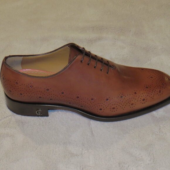 Christian Louboutin Corteobello Havane Medallion Red Bottom Oxford US 10 NWB - Picture 2 of 15